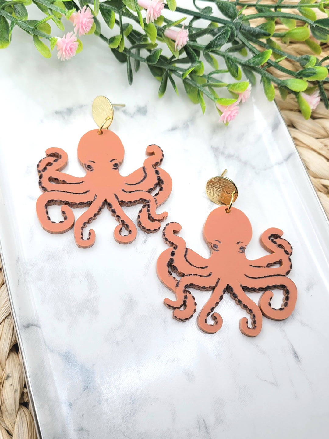Octopus Earrings