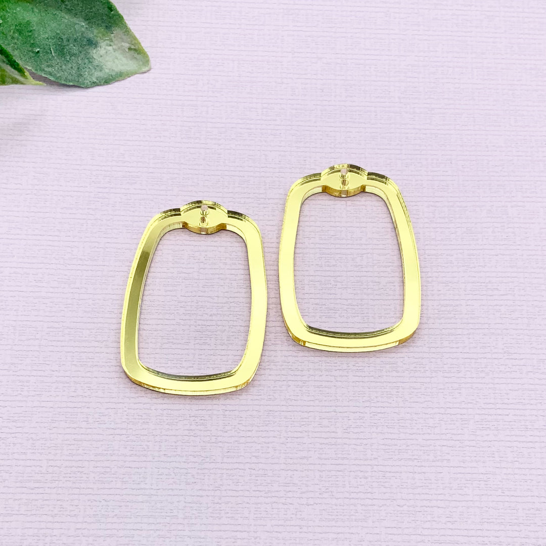 Framed Snowman Earrings- Digital Cut File