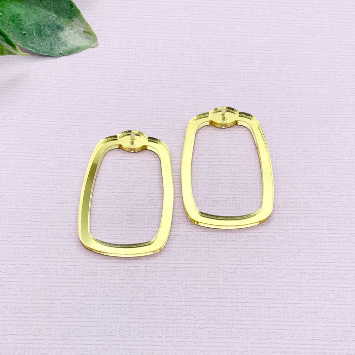 Framed Snowman Earrings- Digital Cut File