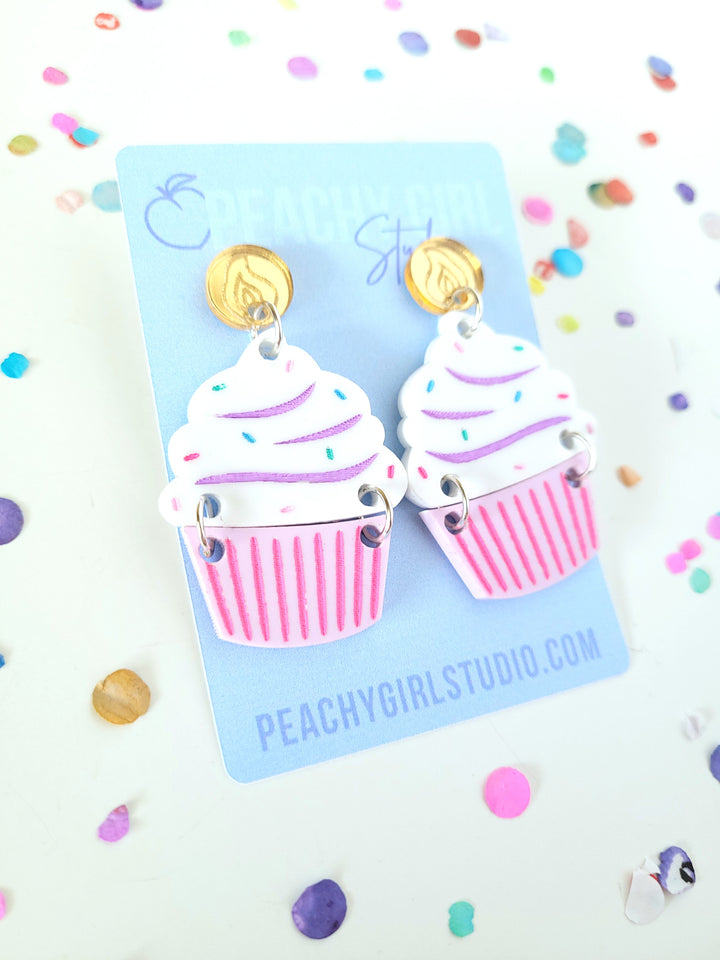 Cupcake Earrings