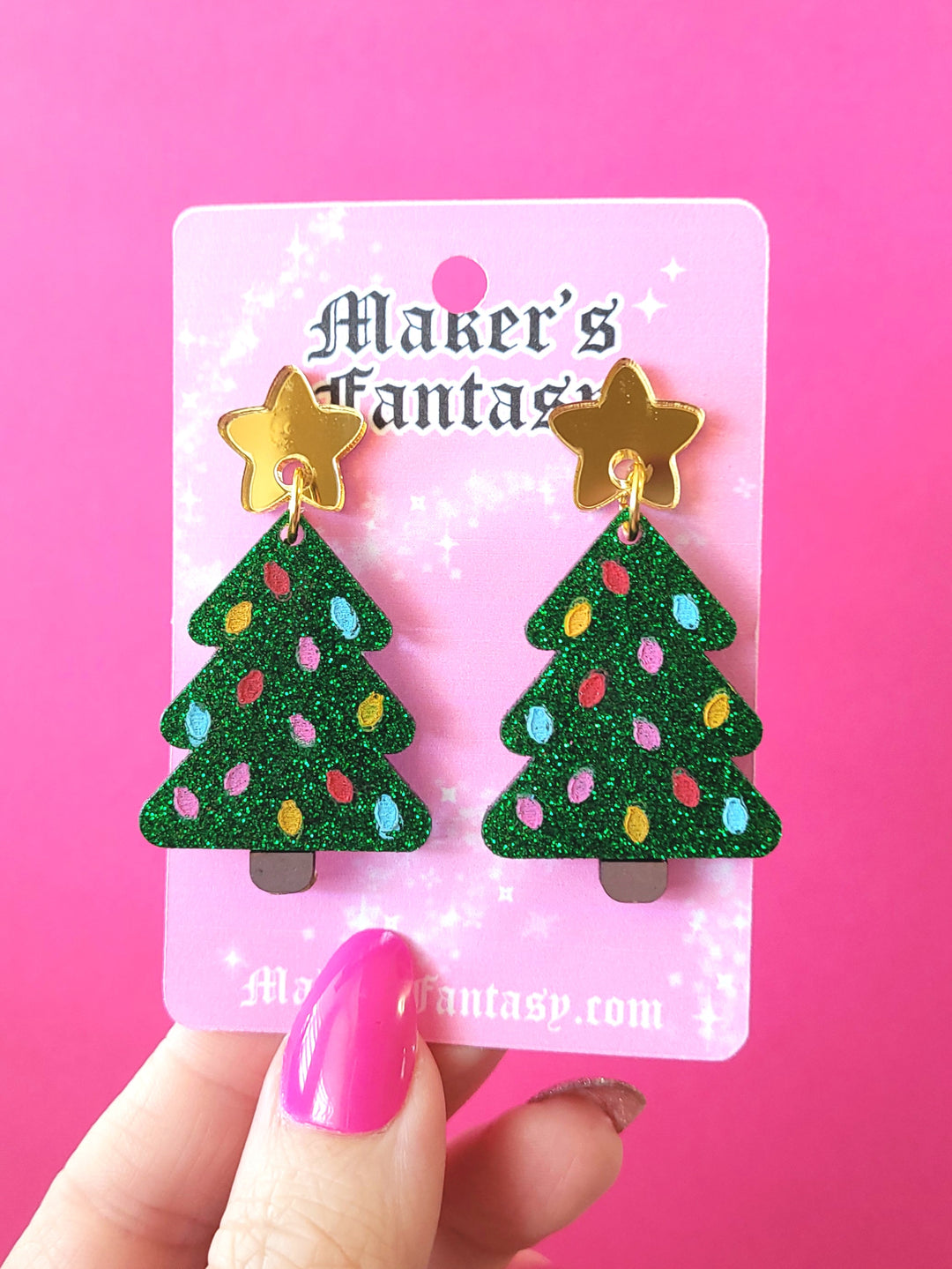 Christmas Tree Earrings