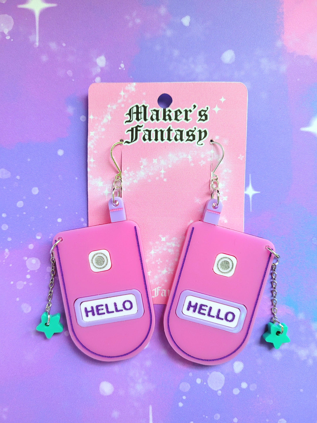 Flip Phone Earrings