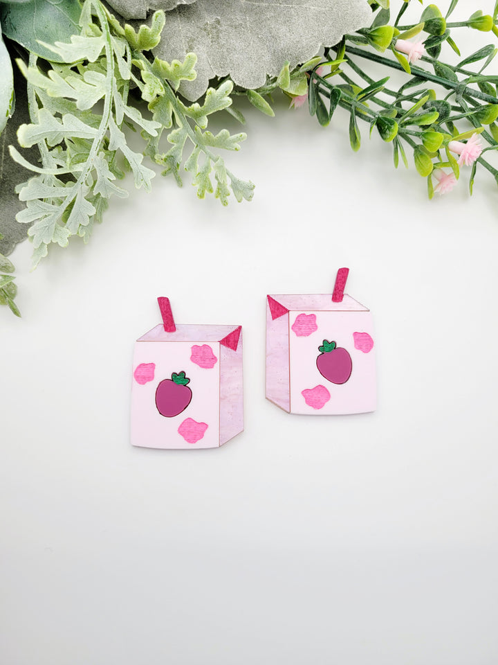 Milk Box Earrings- Digital Cut File