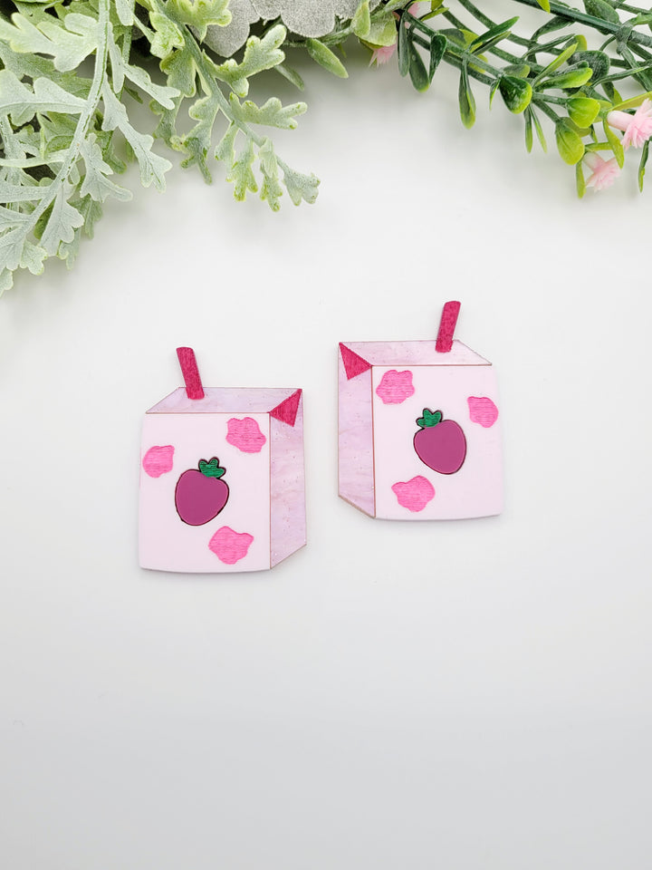 Milk Box Earrings- Digital Cut File