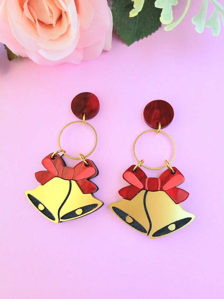 Holiday Bells Earrings- Digital Cut File