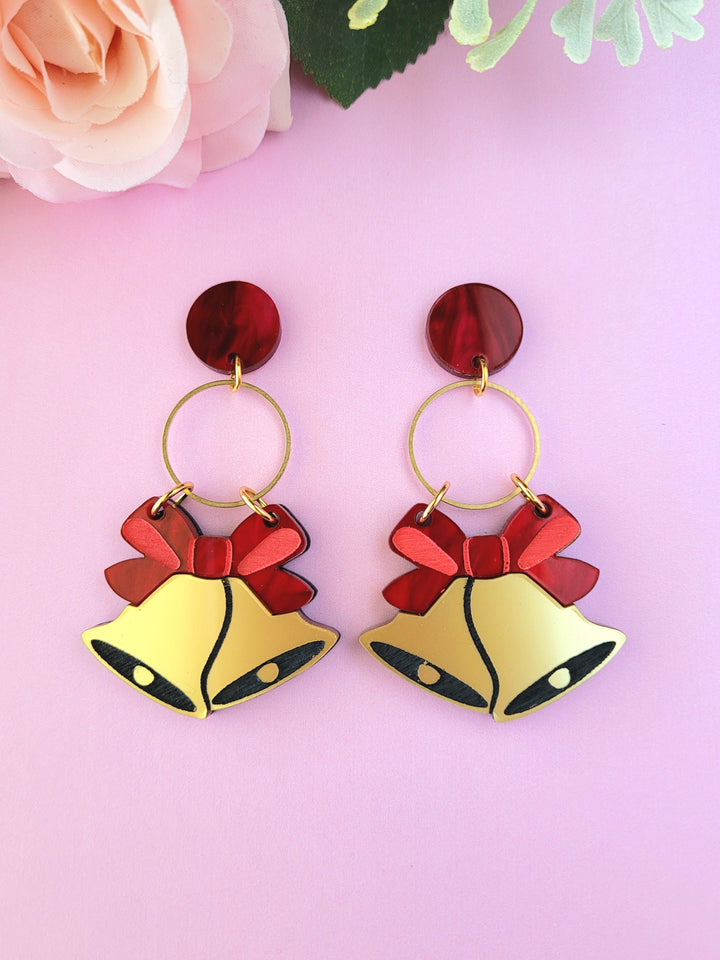 Holiday Bells Earrings- Digital Cut File