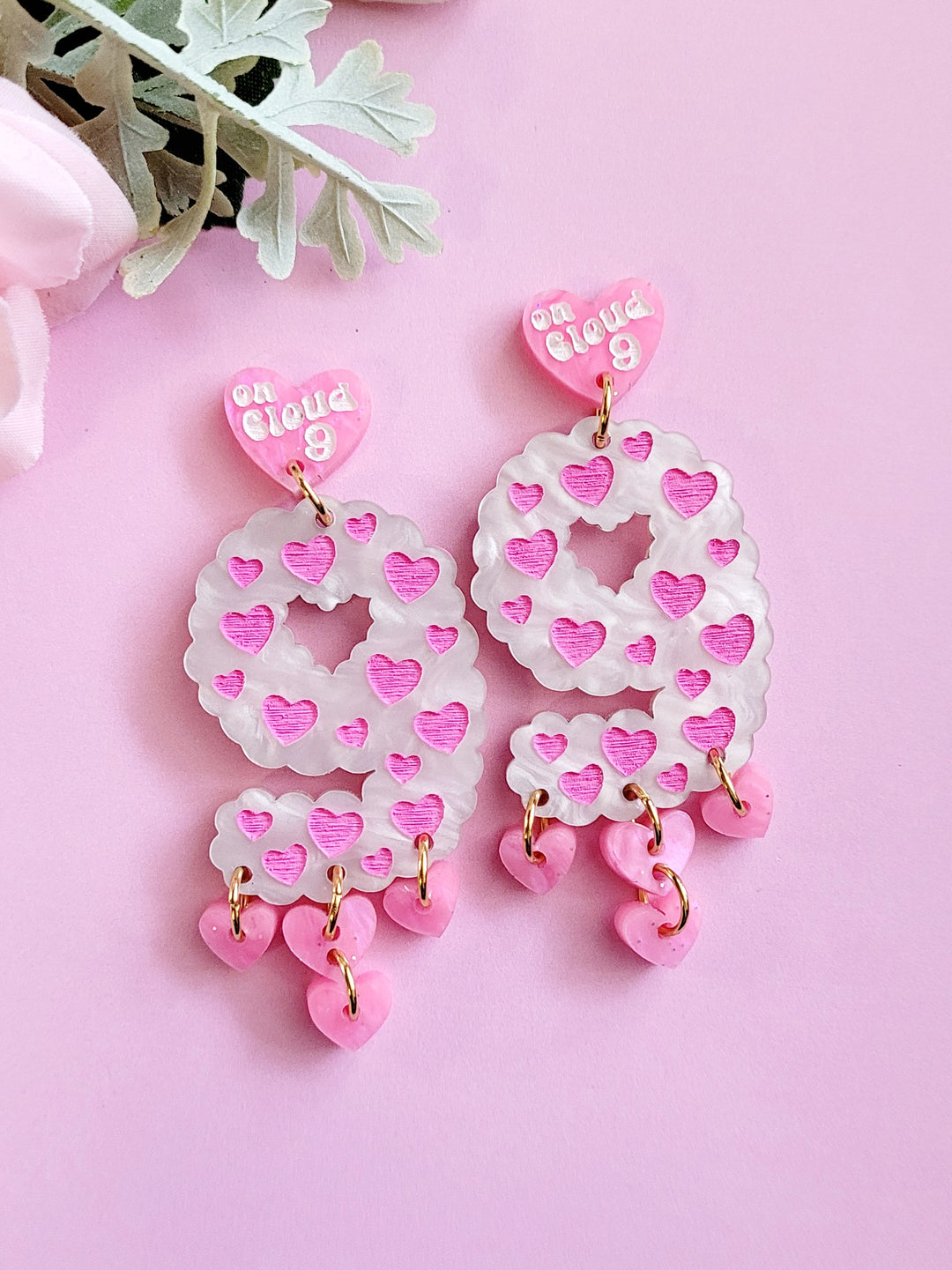 Cloud 9 Earrings- Digital Cut File