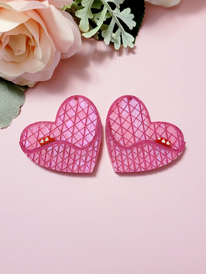 Roller Coaster of Love Earrings- Digital Cut File