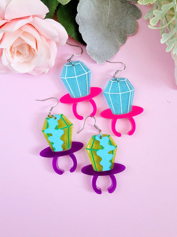 Ring Pop Earrings- Digital Cut File