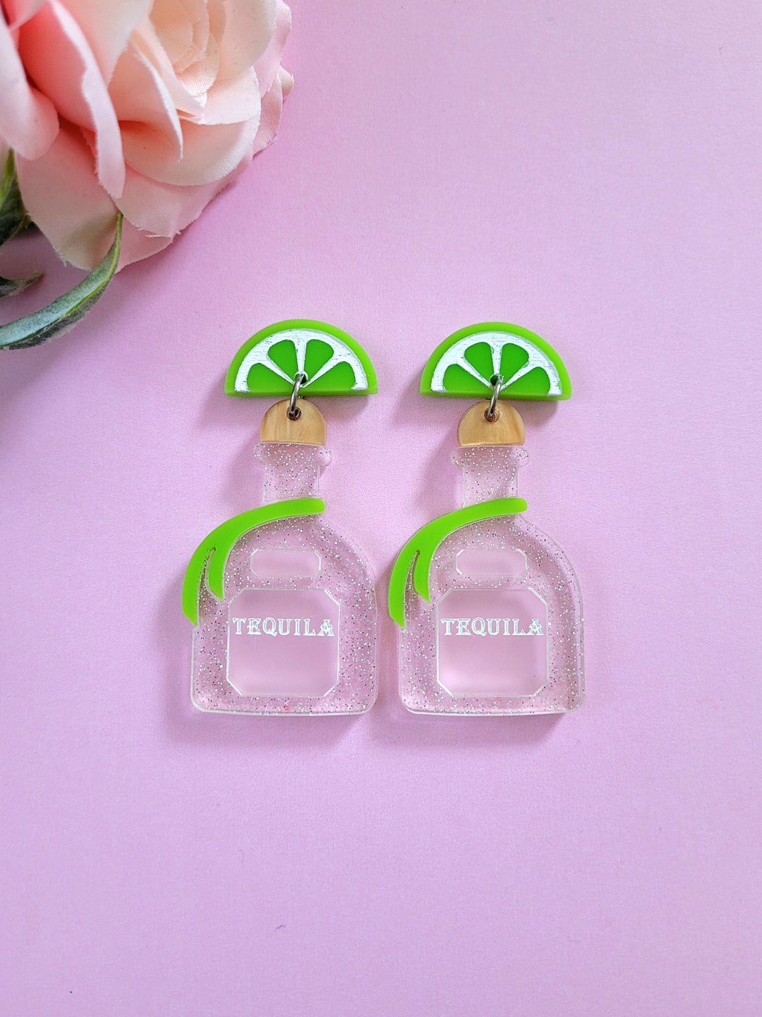 Tequila Earrings- Digital Cut File