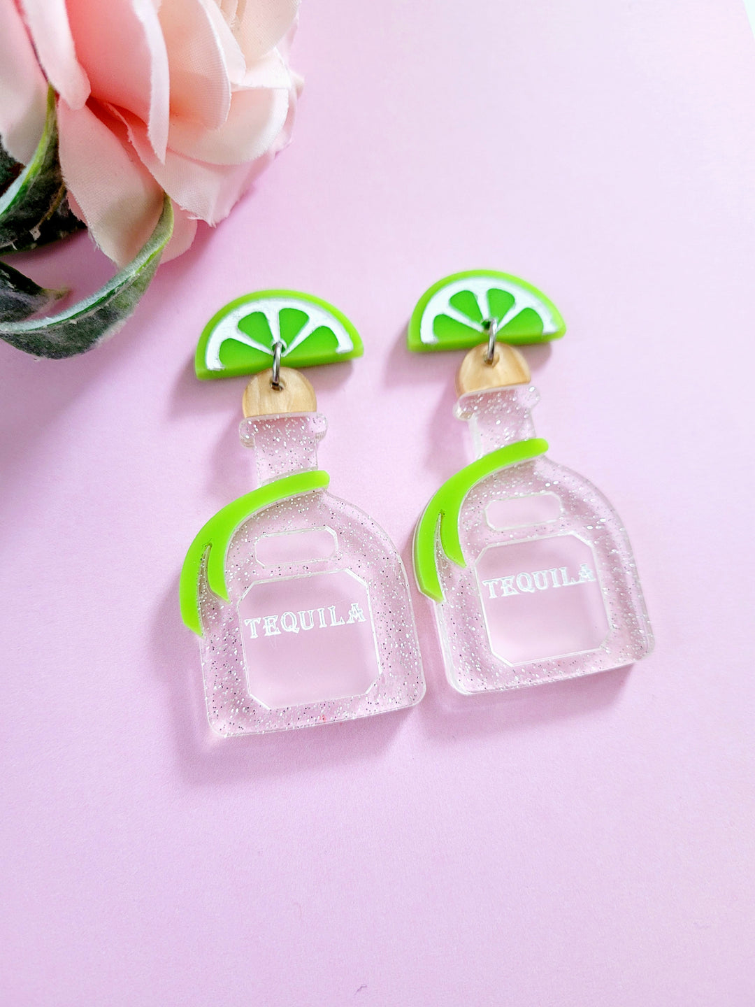 Tequila Earrings- Digital Cut File