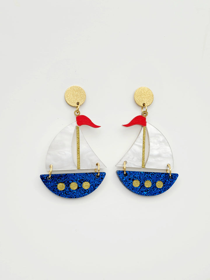 Sailboat Earrings- Digital Cut File