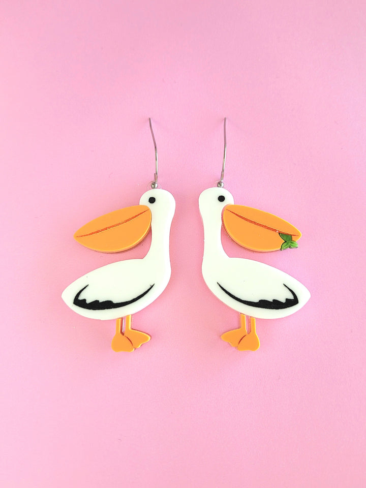 Pelican Earrings- Digital Cut File