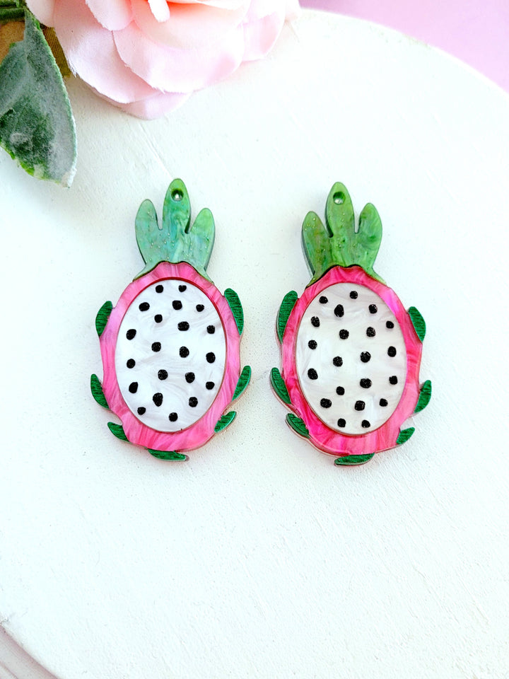 Dragon Fruit Earrings- Digital Cut File