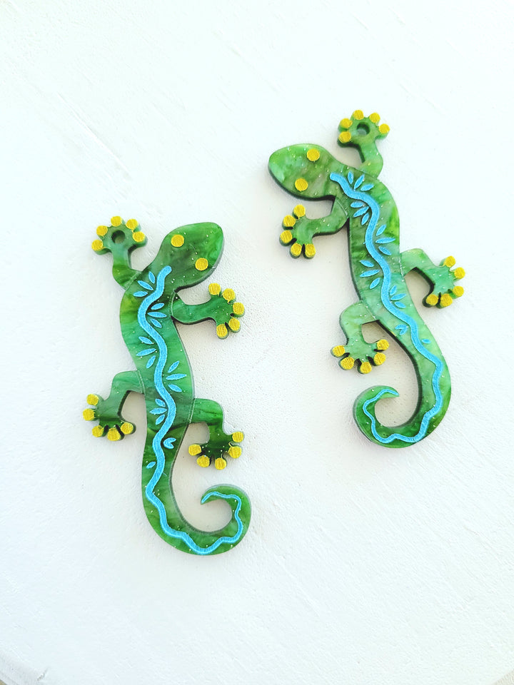Lizard Earrings- Digital Cut File