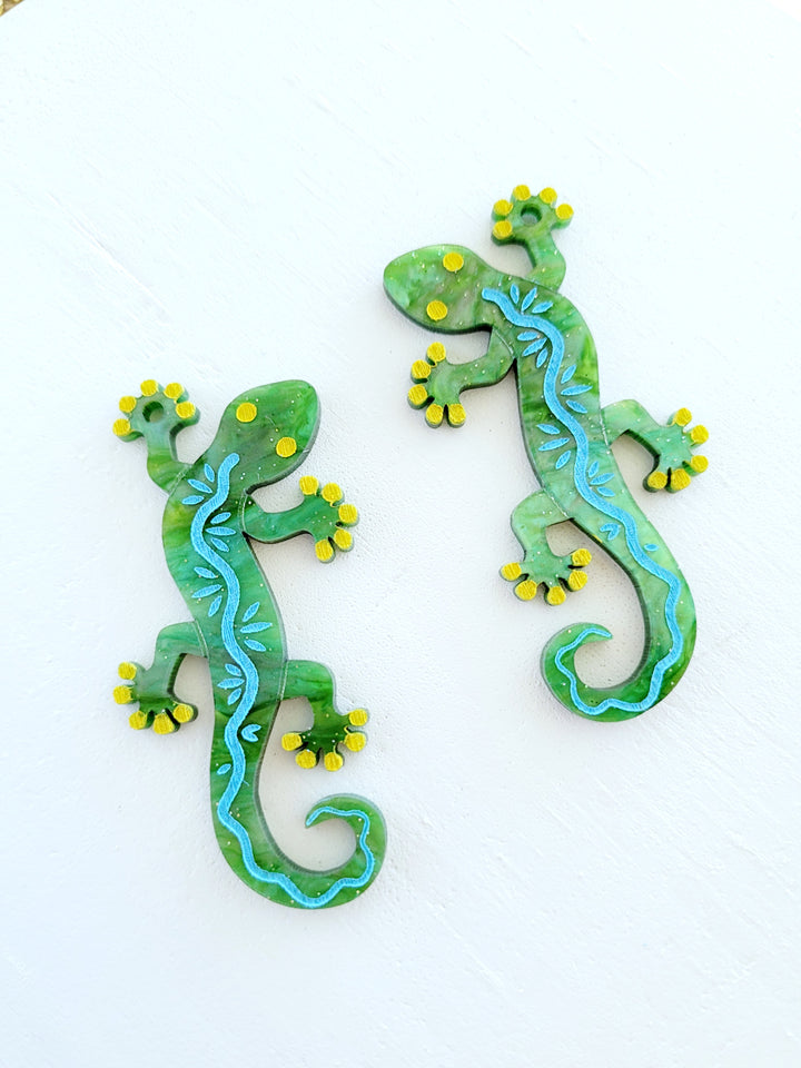 Lizard Earrings- Digital Cut File