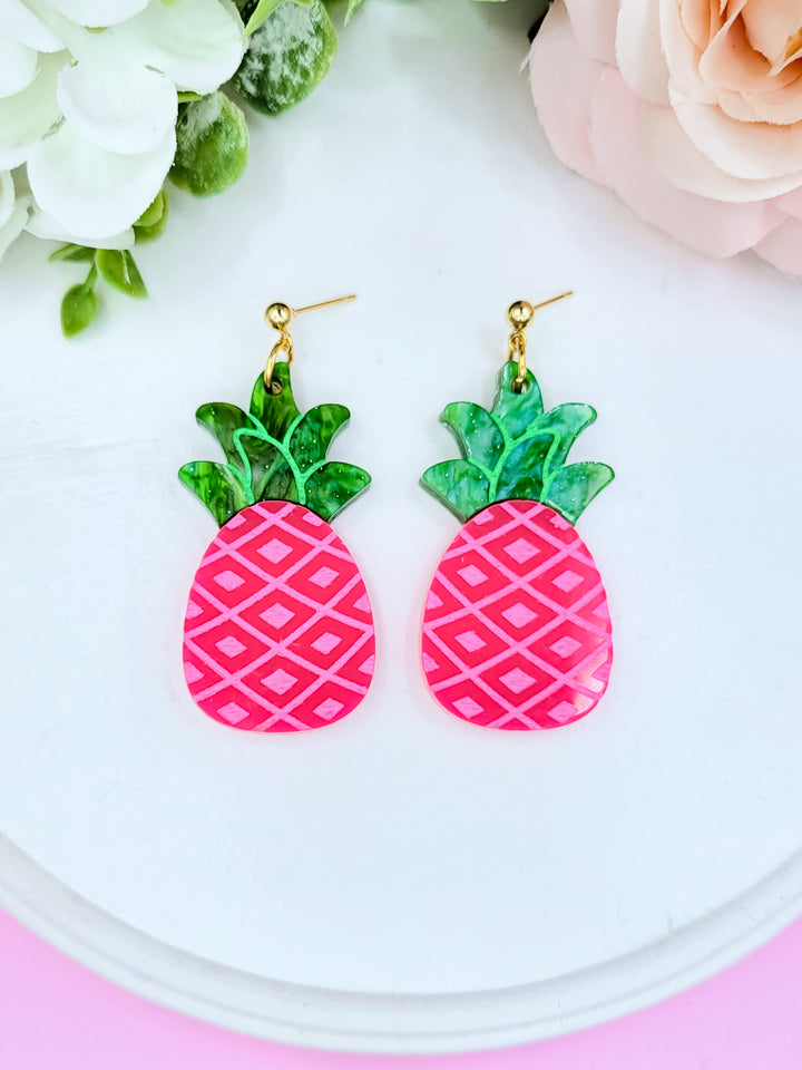 Pineapple Earrings- Digital Cut File
