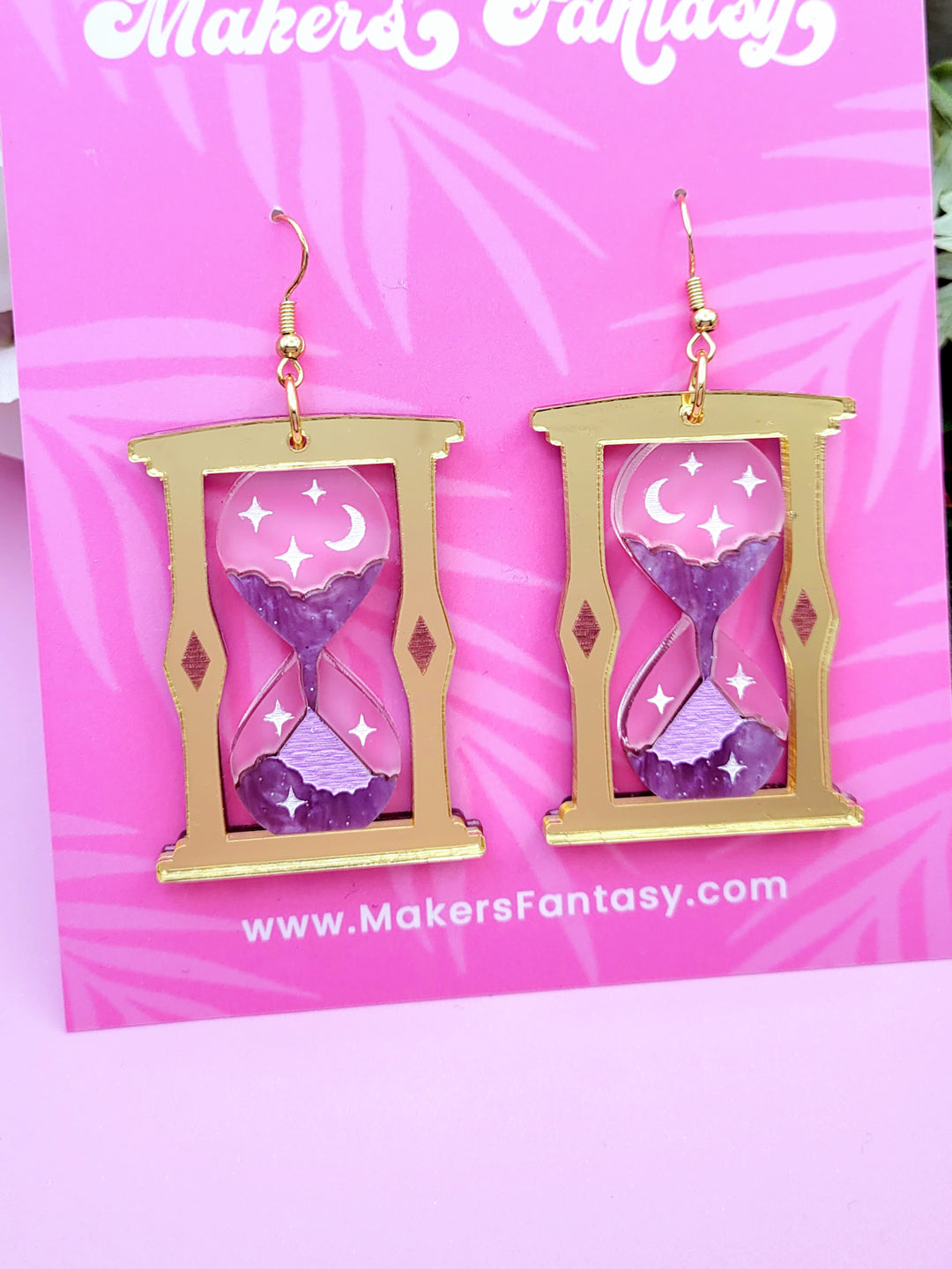 Starry Hourglass Earrings- Digital Cut File