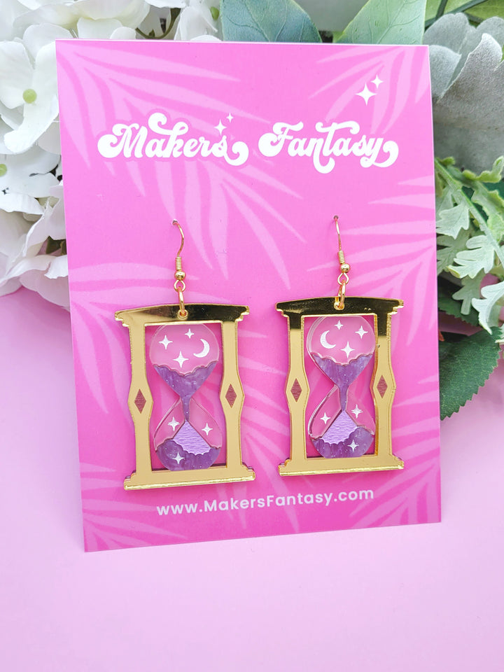 Starry Hourglass Earrings- Digital Cut File