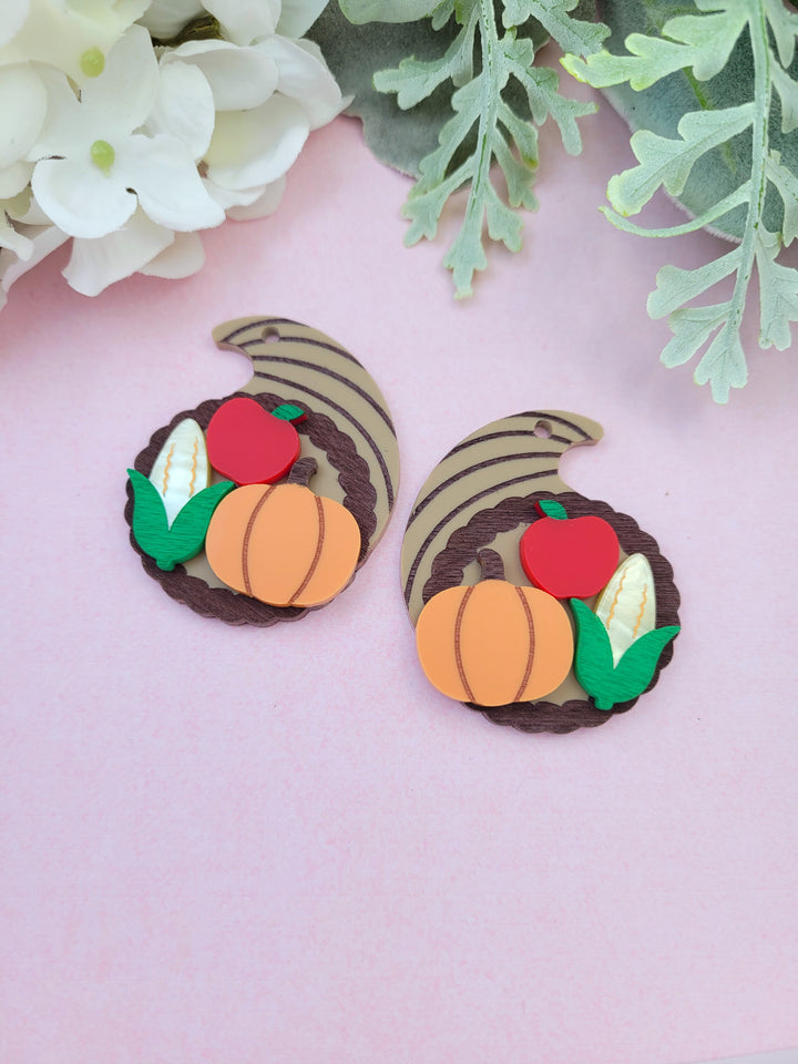 Cornucopia Earrings- Digital Cut File