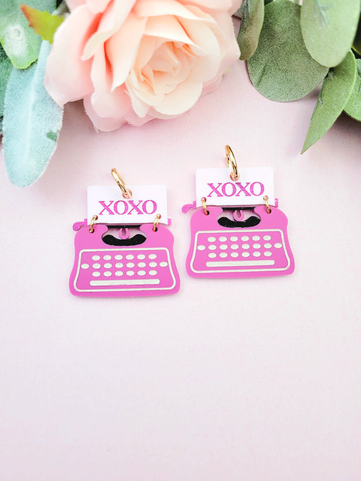 XOXO Typewriter Earrings- Digital Cut File