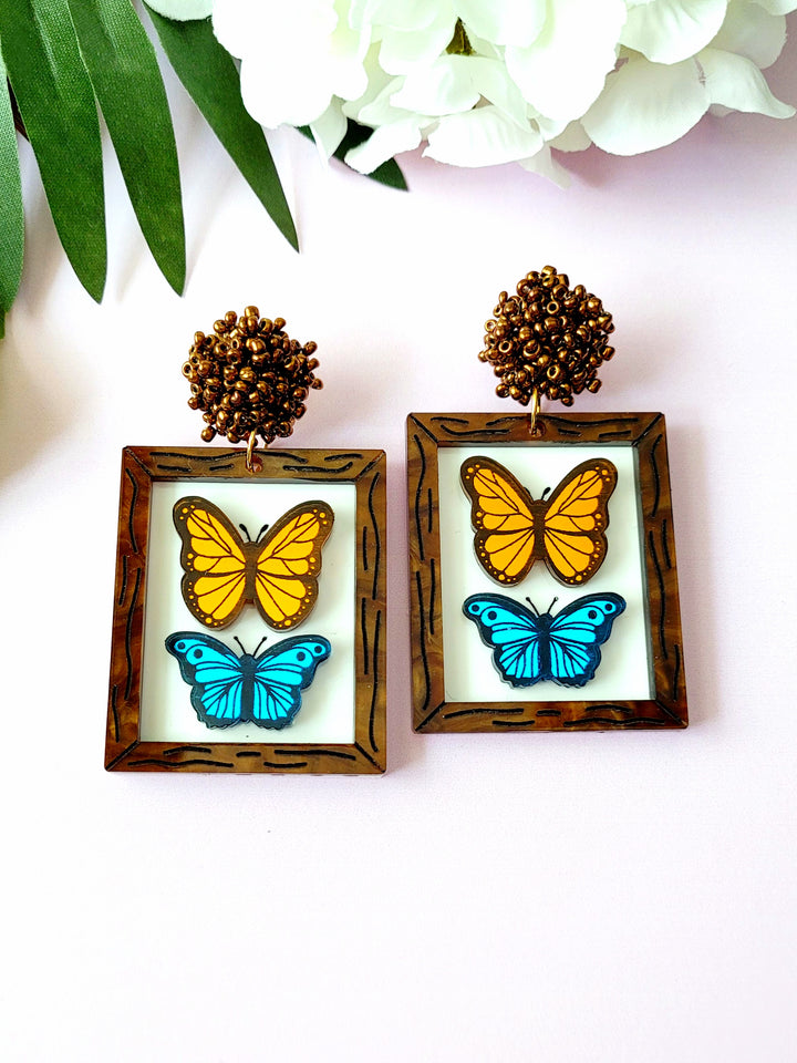 Jan- Framed Butterflies- Earring File- FFC