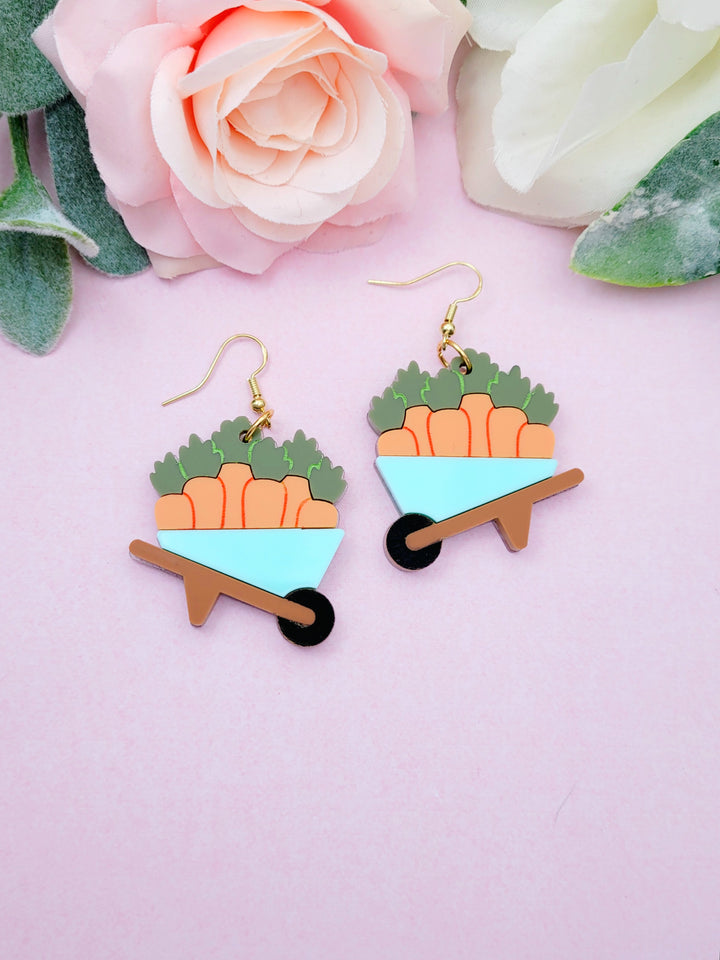 Fresh Picked Carrots Earrings