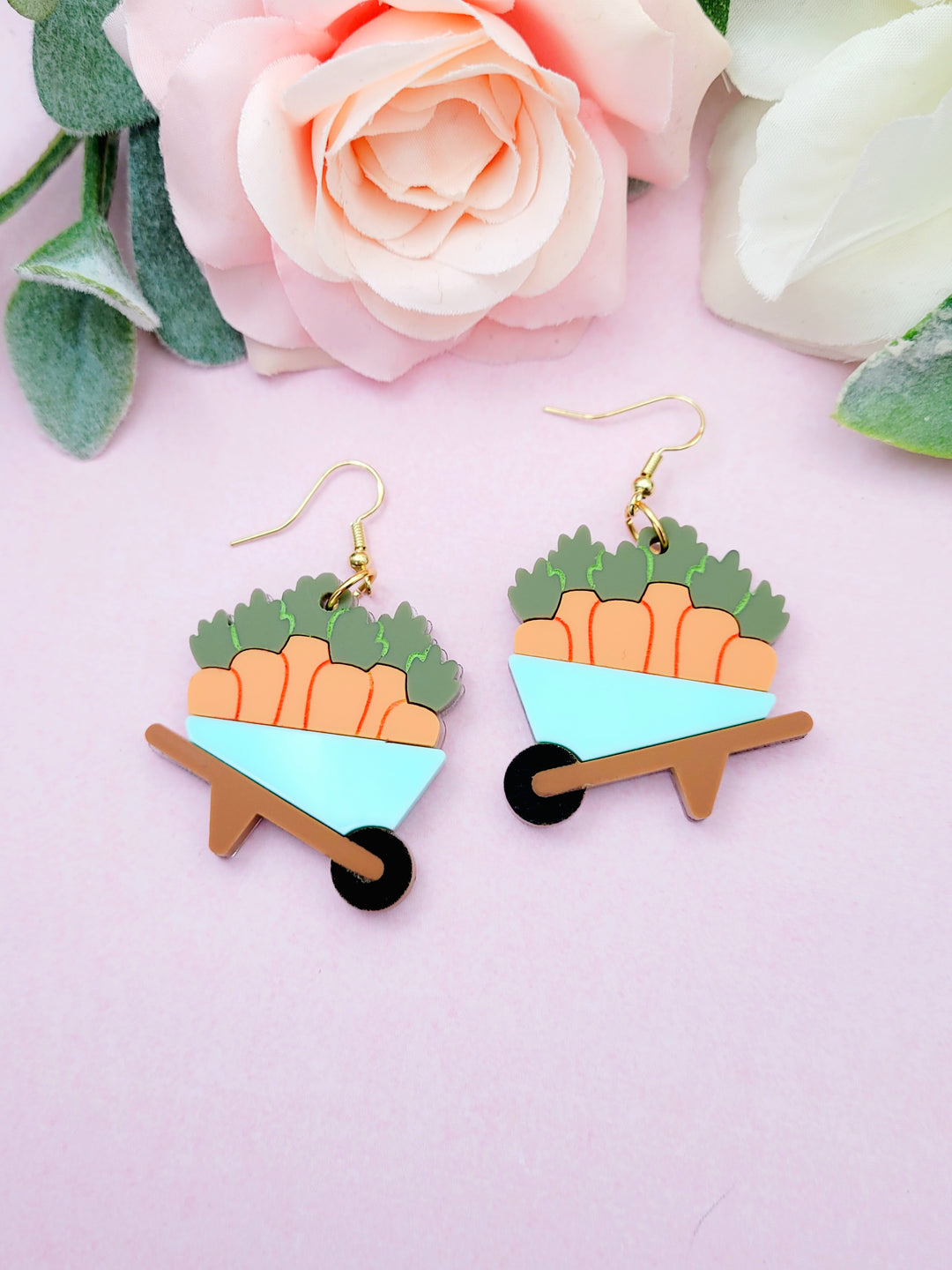 Fresh Picked Carrots Earrings