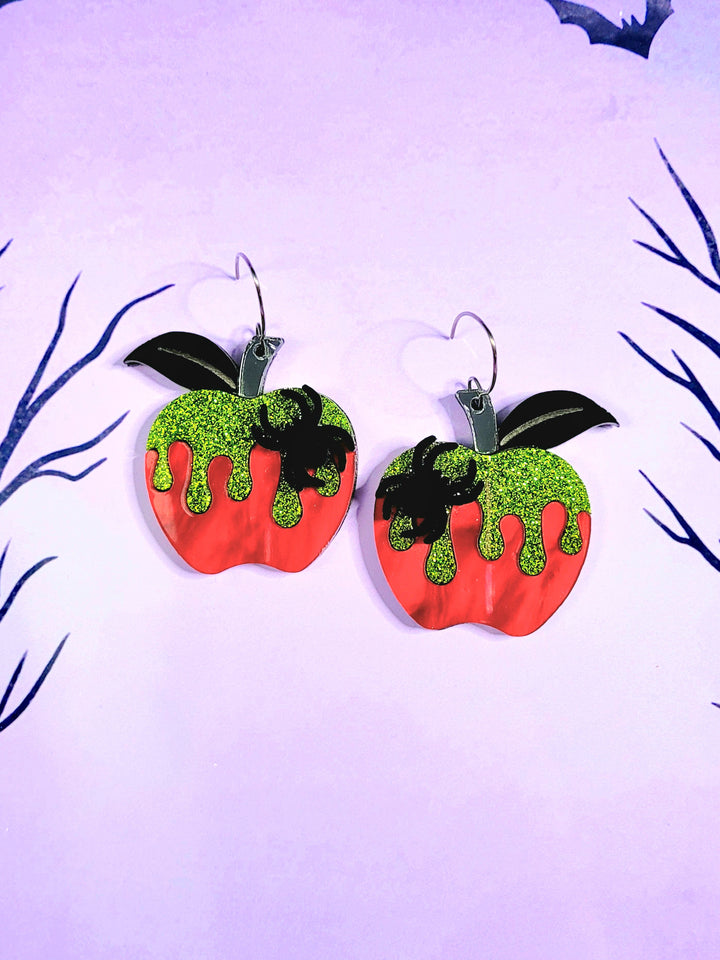 Poisoned Apple Earrings- Digital Cut File