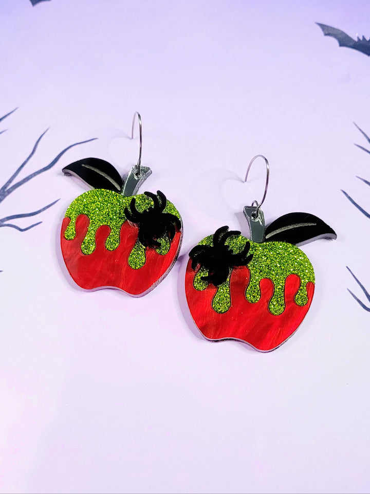 Poisoned Apple Earrings- Digital Cut File