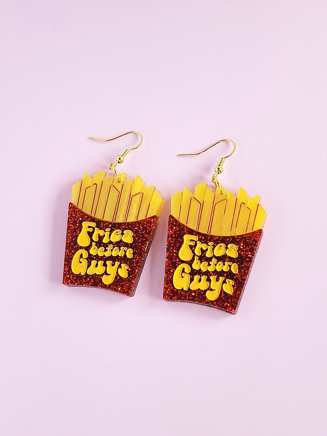 Fries Before Guys Earrings- Digital Cut File
