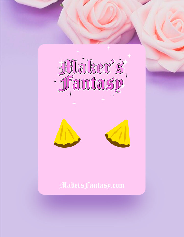 Pineapple Slice Earrings- Digital Cut File