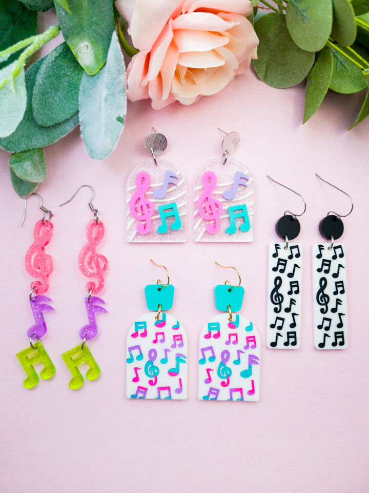 Music Note Earring BUNDLE- Digital Cut File