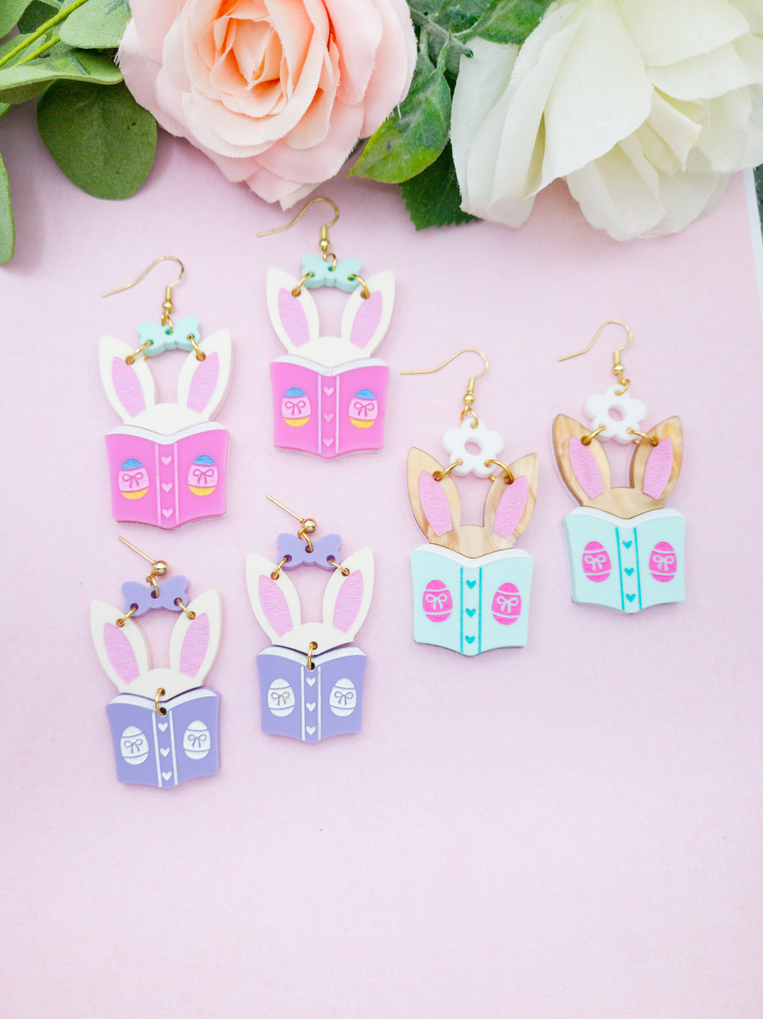 Bookish Bunny Earrings