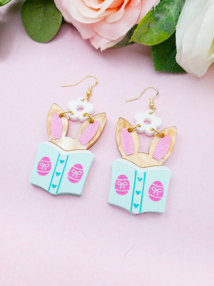 Bookish Bunny Earrings