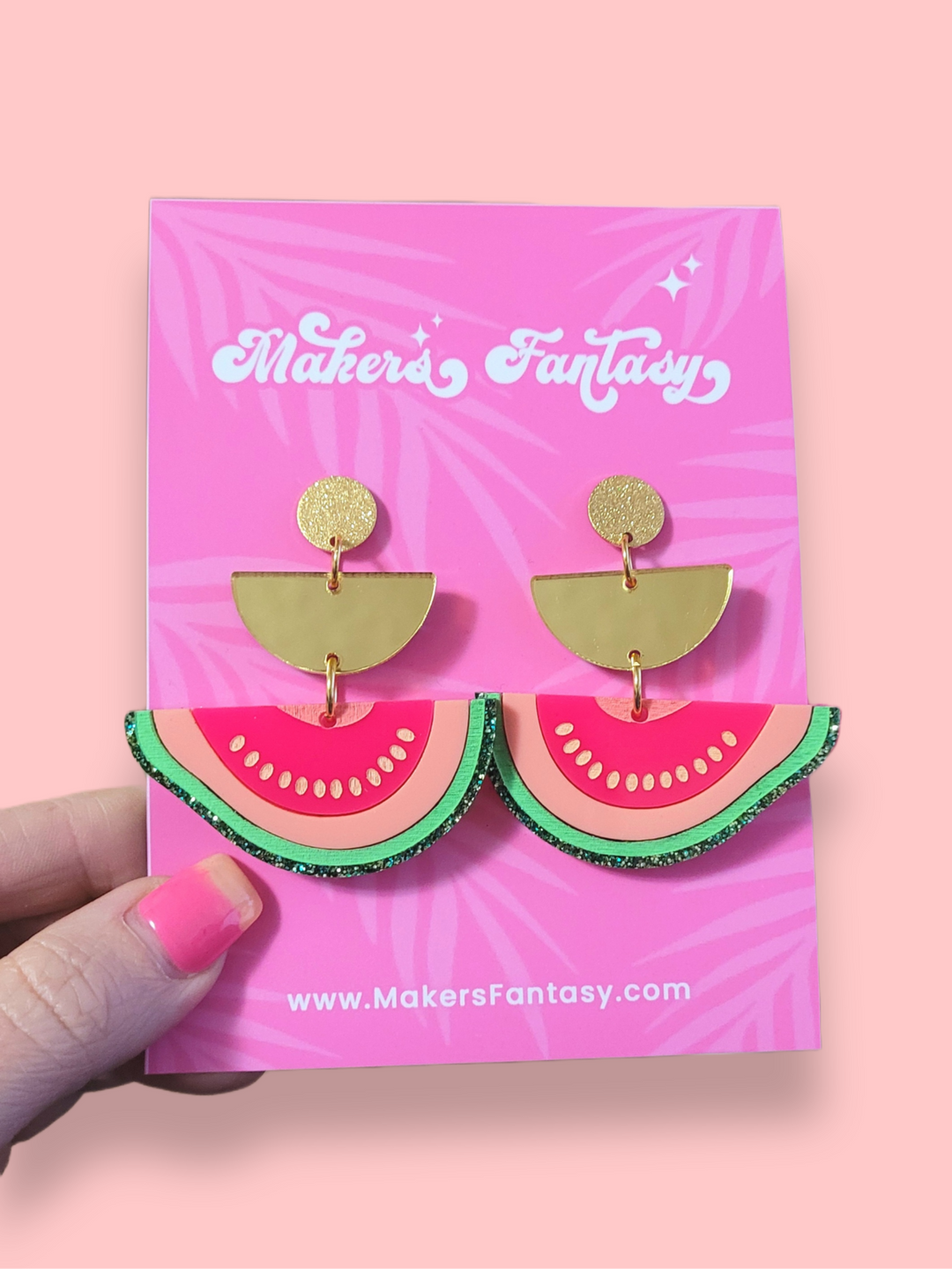 Guava Slice Earrings- Digital Cut File