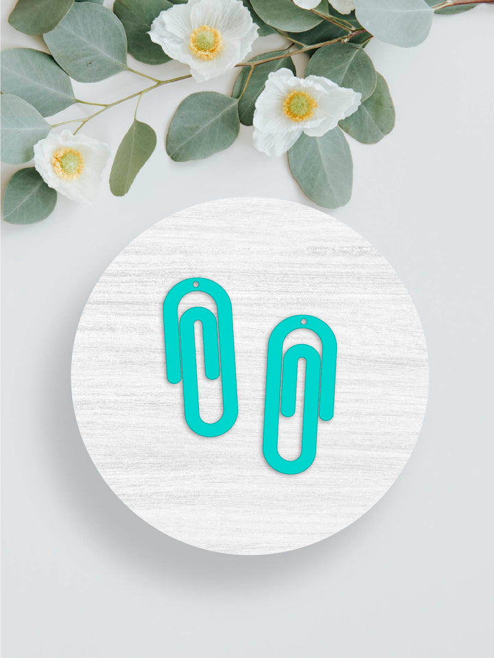 Paperclip Earrings- Digital Cut File