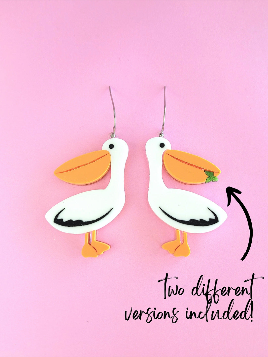Pelican Earrings- Digital Cut File