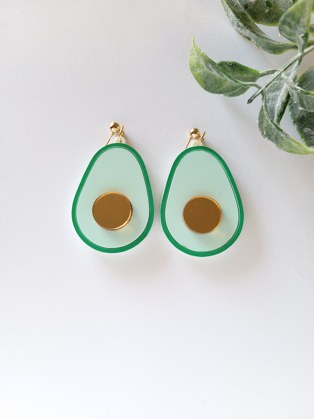 Avocado Earrings- Digital Cut File