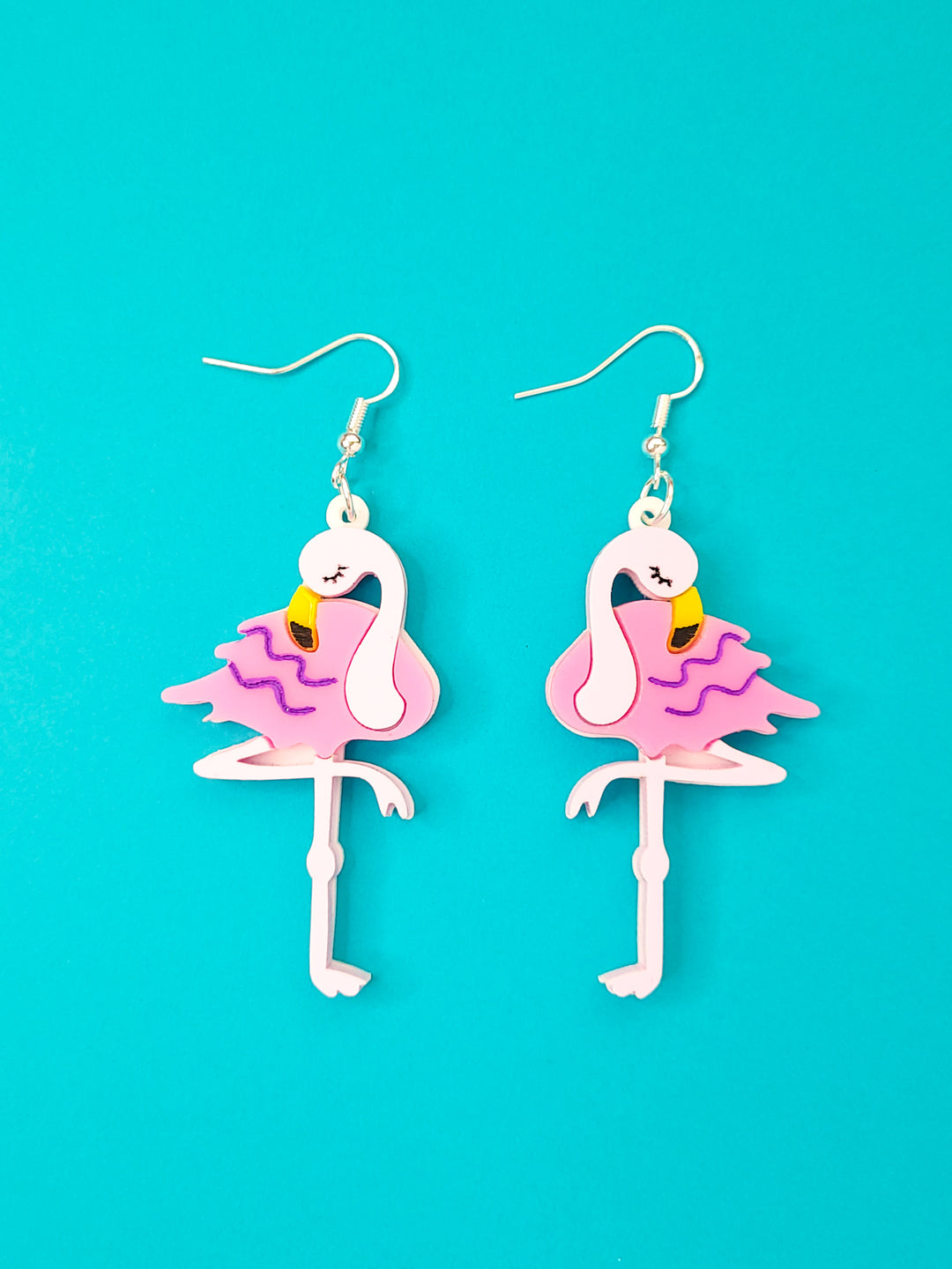 Flamingo Earrings- Digital Cut File