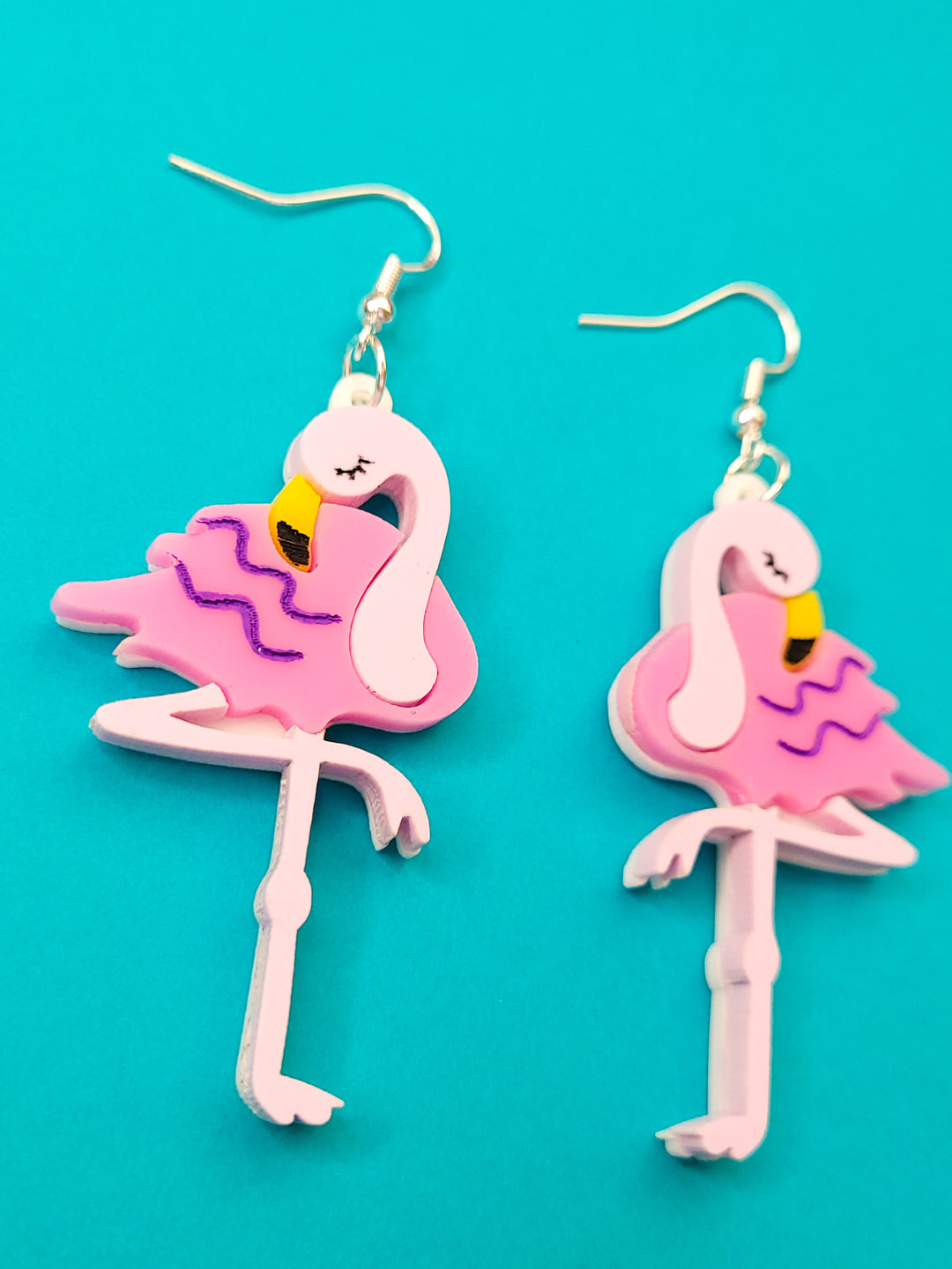 Flamingo Earrings- Digital Cut File