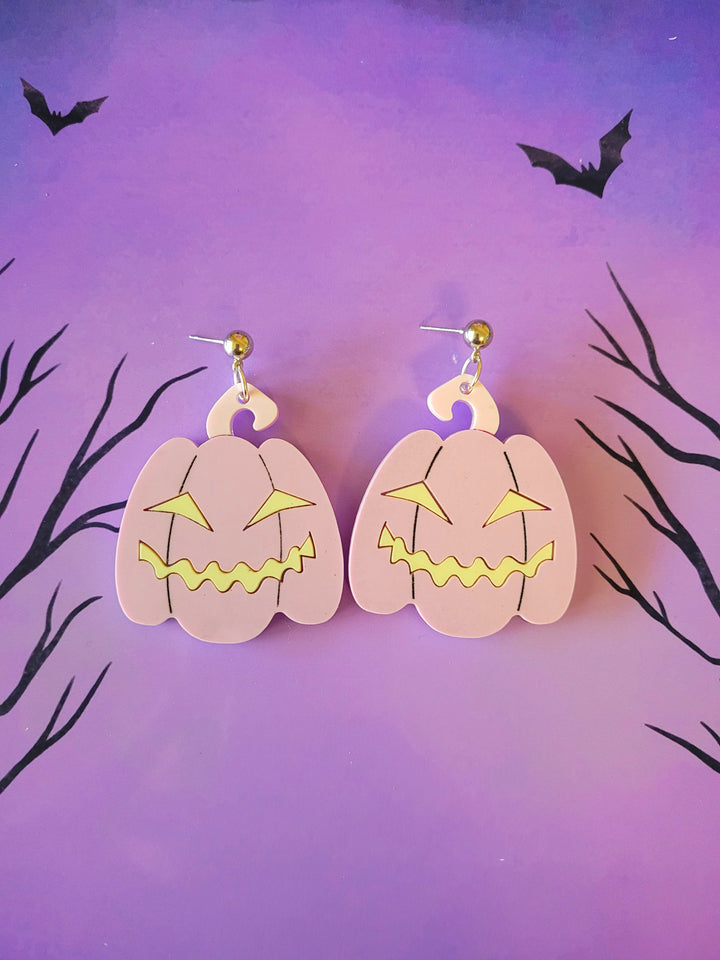 Jack O Lantern Earrings- Digital Cut File
