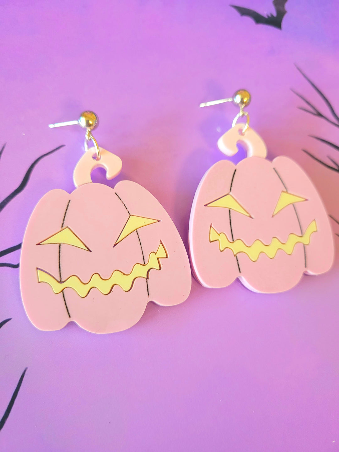 Jack O Lantern Earrings- Digital Cut File