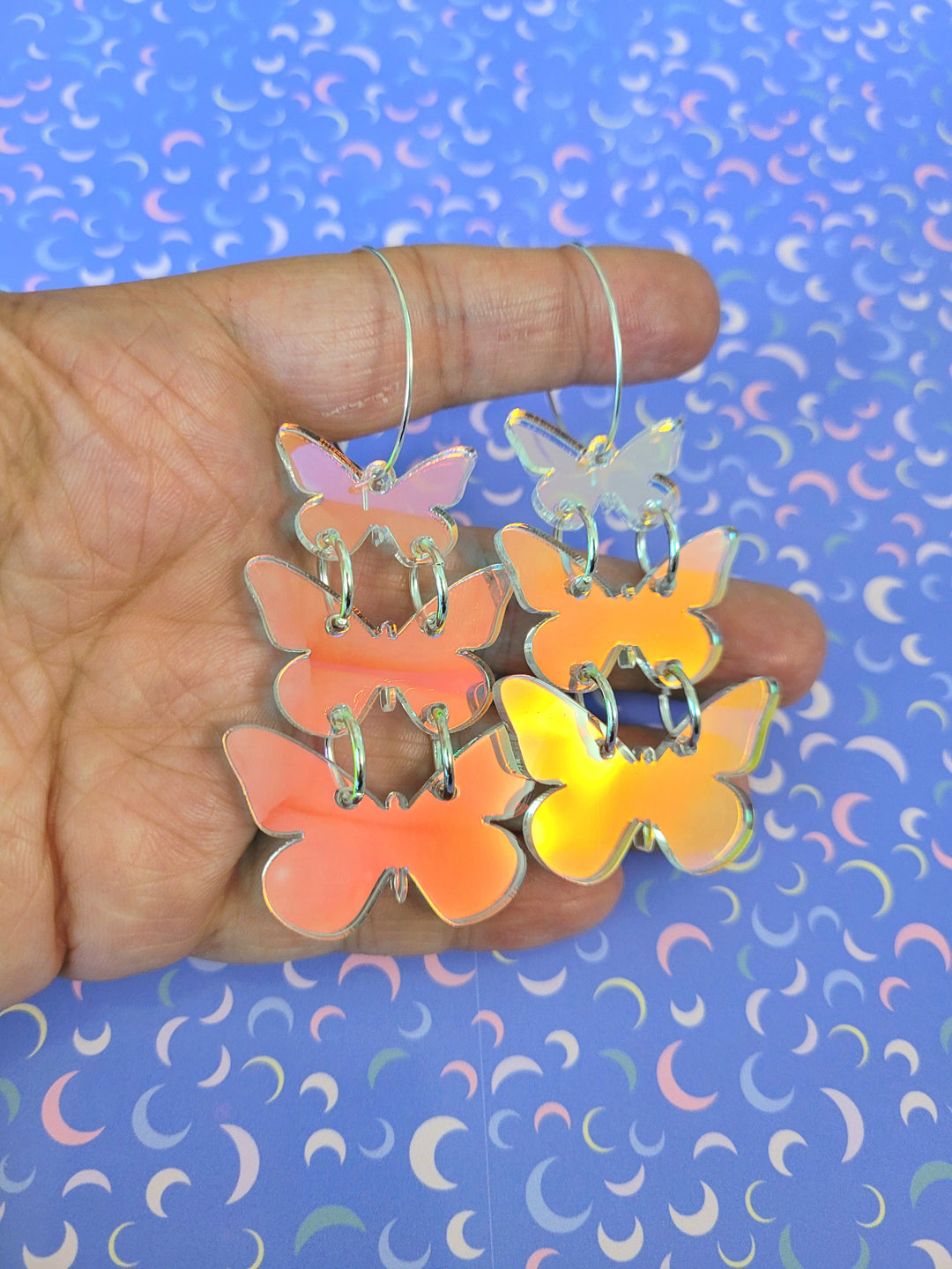 Stacked Butterfly Earrings- Digital Cut File