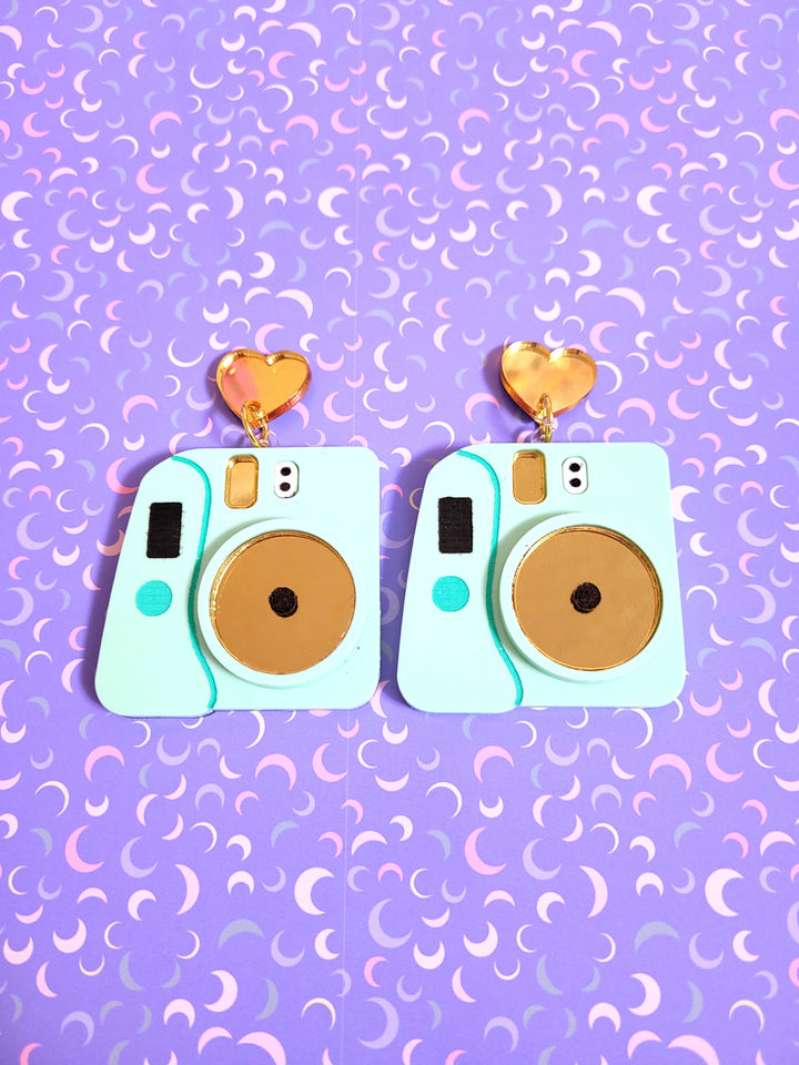 Instant Camera Earrings- Digital Cut File