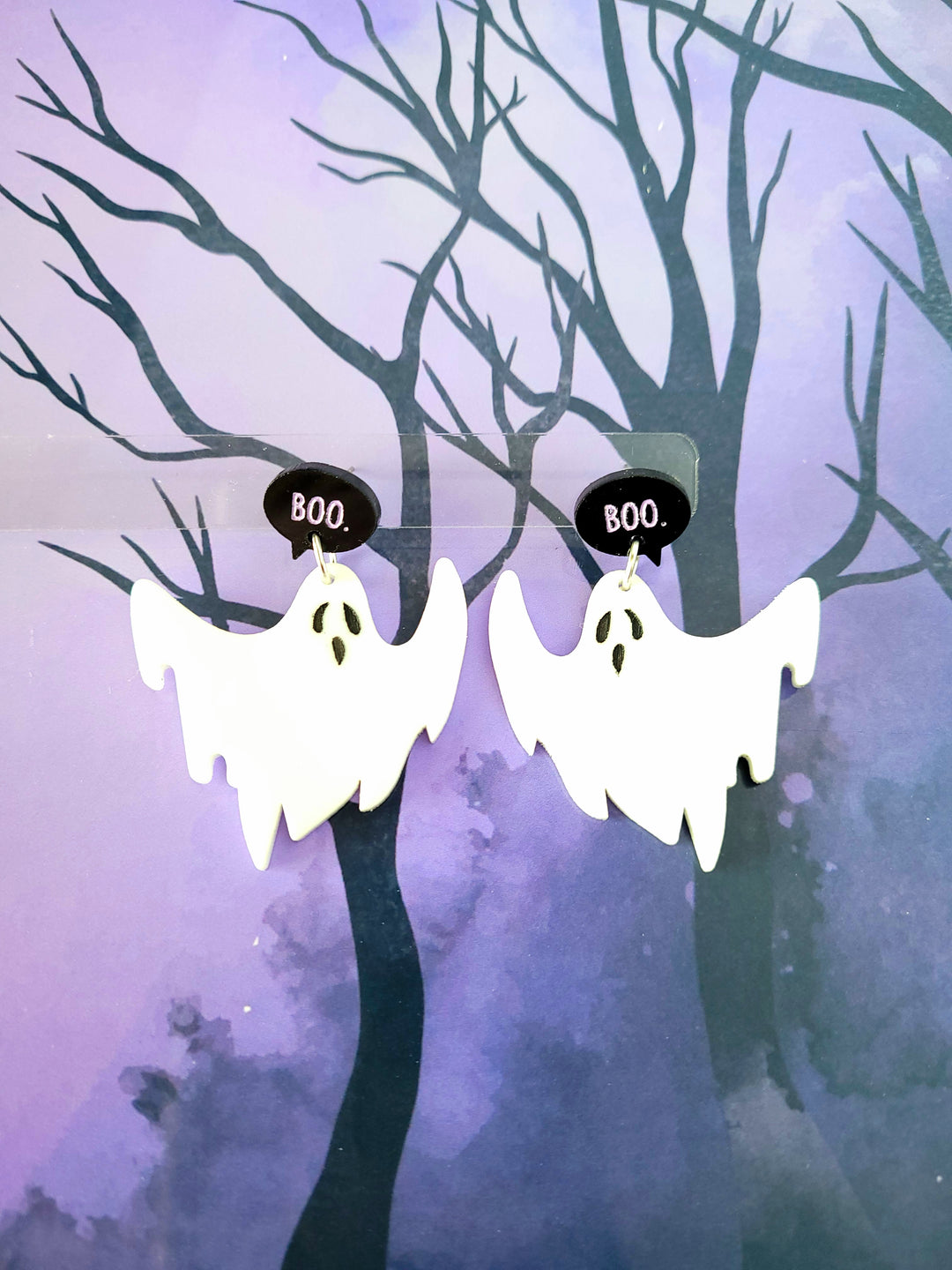 Boo Ghost Earrings
