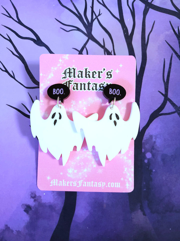 Boo Ghost Earrings