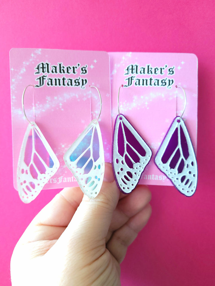 Butterfly Wing Earrings- Digital Cut File