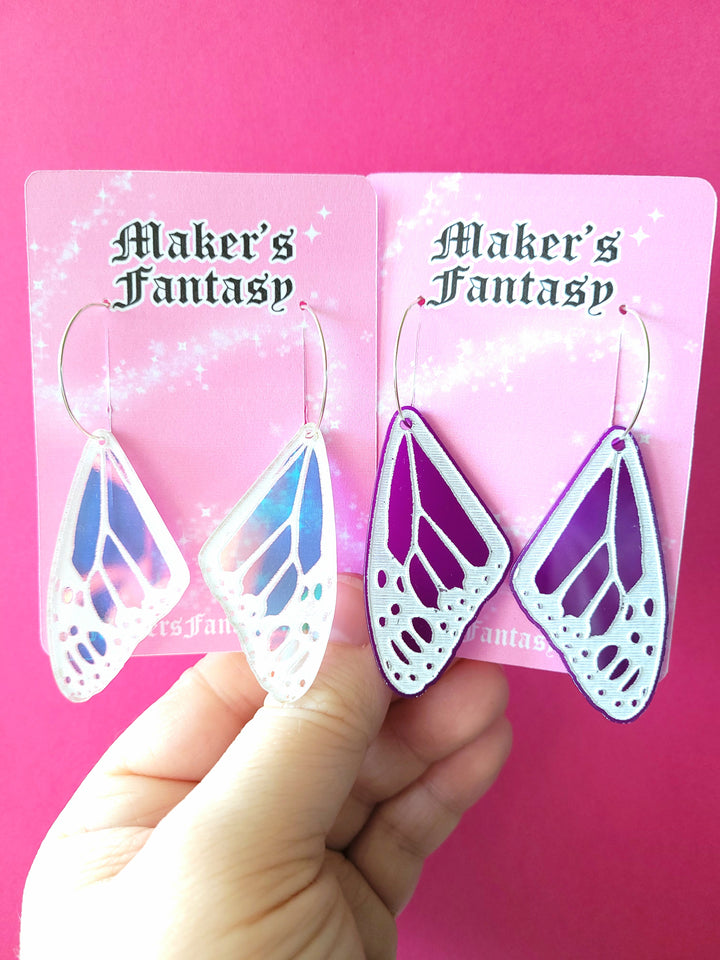 Butterfly Wing Earrings- Digital Cut File