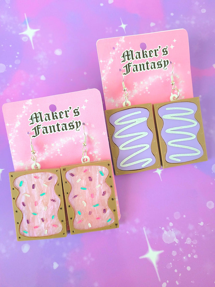 Toaster Pastry Earrings- Digital Cut File- Digital Cut File